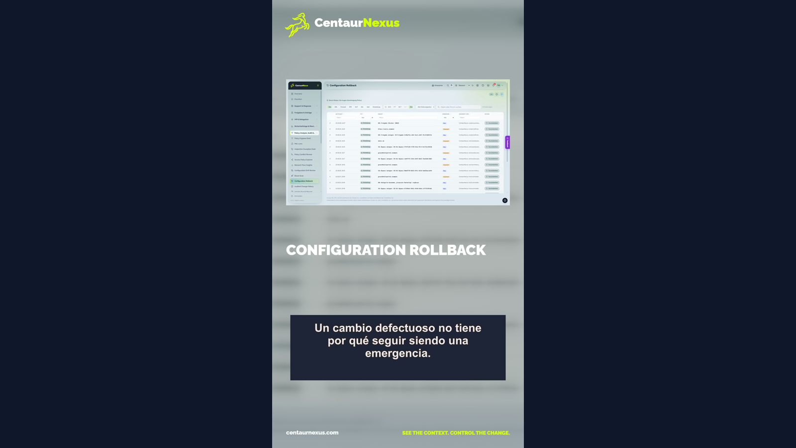 Revertir de forma segura un cambio de Zscaler